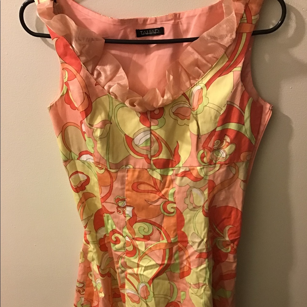 Tahari multicolor dress